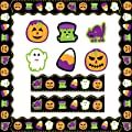 36ft Bulletin Board Borders Sets with Ghost Pumpkin Cats Halloween Decorations