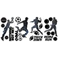 Sports Silhouettes Peel & Stick Wall Decals 