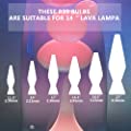 25W R39 reflector shape and E17 screw base replacement bulbs for lava lamp