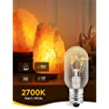 UNILAMP Salt Lamp Bulbs, Dimmable Brightness Light Bulbs, 25 Watt E12 Small Base