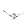Single Dainty Herkimer April Diamond Birthstone Necklace