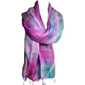 100% Mulberry Silk Scarf – Pink/Purple from Fandori