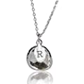 Personalized April Birthstone Diamond Necklace