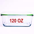 120 Oz 15 Cup Large Glass Food Storage Containers with Lids Airtight Set  from Agtrade