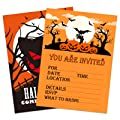 12pcs Invitation Cards for Halloween Scary Spooky Themed Parties