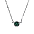 May Emerald Birthstone Necklace