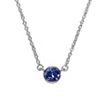 September Birthstone Necklace with 18" Chain 