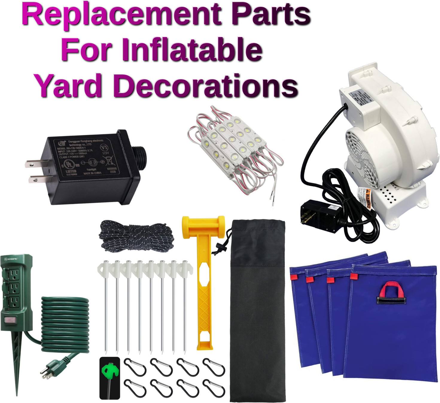 replacement parts for inflatable yard decorations