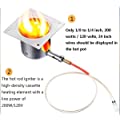 Replacement Hot Rod Ignitor Kit for Traeger Wood Pellet Grills,with 2 Sets of Hot Rod Igniter, 2 Fuses