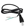 FCCUM Replacement Barbecue Power Cord, Compatible with Traeger Wood Pellet Grills, 6 Feet Smoker Grill Power Cord 12