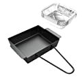 DcYourHome Grill Drip Pan,Grease Collection Pan Holder Drip Tray for Nexgrill 720-0830H 720-0830D 720-0783EH 720-0882A 720-0888 with 10 Pack Aluminum Foil Liner