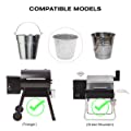 YAOAWE 15 Pack Grease Liners Compatible with Traeger Pellet Grill HDW152 with 1 Drip Bucket Replacement Parts 