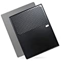 Uniflasy 17" x 13.2" Cast Iron Reversible Grill Stove Top Griddle Pan Cast Grill Griddle Plate Replacement for Nexgrill 4 Burner 720-0830H 720-0783E 720-0958A, 5 Burner 720-0888N Cookware Accessories 