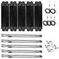 Utheer Grill Replacement Parts for Home Depot Nexgrill 720-0830H, 5 Burner 720-0888 720-0888N Gas Grill, Included 5 Grill Burner Tube, 5 Heat Plates Shield Tents 