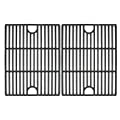Hongso 17 inch Porcelain Coated Cast Iron Grill Grids Grates for Nexgrill 4 Burner 720-0830H 720-0670A 720-0783E 720-0958A 5 Burner 720-0888N
