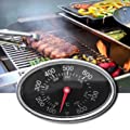 Hongso TG551 Stainless Steel Lid Thermometer Gas Grill Temperature Gauge Heat Indicator Replacement Parts for Grill Master Nexgrill 720-0697, 720-0737, 720-0830H, 720-0888