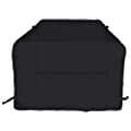 iCOVER 600D BBQ Grill Cover-65 Inch UV Fade Resistant Heavy-Duty Water Proof Patio Outdoor Barbecue Gas Grill Smoker Cover Canvas Cover for Weber Char-Broil Brinkmann Holland JennAir Nexgrill Dyna-Glo 