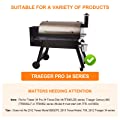 Utheer BAC363 Folding Front Shelf for Traeger 34, Pro 34 Series, Century 885, Texas Pro Elite 34 Grills 