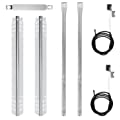 TAILGRILLER Stainless Steel Grill Part Kit for Charbroil 463625219 463673519, Replacement for Char-Broil 4 Burner 463347418 463376017 463347017 Liquid Propane Grills 