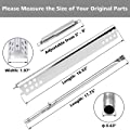 Barbqtime Grill Replacement Parts for Charbroil Performance 2 Burner Grill 463673519 463625217 463625219 463673517 463673017 463673617 463673019 463673619, Stainless Steel Part for Char-Broil Grill 
