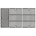 Utheer Cast Iron Cooking Grates for Traeger Pro Series 34, Traeger Texas Elite 34, Wood Pellet Smoker Grills Replacement Parts, 3 PCS 