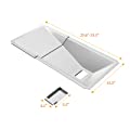 Adjustable Grease Tray with Catch Pan for Nexgrill 720-0830H Gas Grill, Universal Drip Pan Replacement Parts for Nexgrill,Charbroil,Expect Grill,Dyna Glo,Kenmore,BHG and More 3/4/5 Burner Gas Grills 