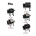 Uniflasy Pellet Grill Cover for Camp Chef Pellet Grills DLX 24", SmokePro DLX, SmokePro 24" PG24 PG24LS PG24S PG24SE PG24LTD Woodwind 24 Pellet Grills 600D Waterproof Anti-UV BBQ Cover 