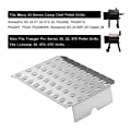 AJinTeby Drip Tray Heat Baffle Replacement for Select Camp Chef 24 Series Pellet Grills, PG24SG-4, SmokePro SG 24, STX 24 PG24-4