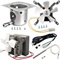Grill Replacement Parts Kit Induction Fan,Upgraded 2.0 RPM Auger Motor, Fire Burn Pot and Hot Rod Ignitor, Power Cord Compatible with Camp Chef Wood Pellet Grills 