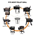Stanbroil Grill Grease Drip Bucket with 10-Pack Disposable Foil Liners for Camp Chef PG24-11