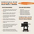 YAOAWE 2 Packs Upgraded Pellet Grill Igniter Replacement for Camp Chef Smokers, Hot Rod Ignitor Parts Kit with 2pc Fuse, 200W 120V