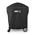 Weber 7113 Q 1000 and 2000 Series with Portable Cart Grill Cover