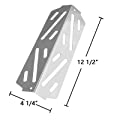 Hongso 12-1/2" x 4-1/4" SS Heat Deflectors Replacement for Weber Genesis II 