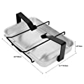 Stanbroil 7515 Aluminum Gas Grill Catch Pan and Holder Grease Collection Pan for Weber Genesis II Series