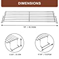 Uniflasy 69866 18 Inch Grill Warming Rack for Weber Spirit Series Spirit E210 S210 E220 S220 Gas Grills with Up Front Controls (2013 – Newer)