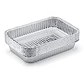 Weber Aluminum Drip Pans, 5 x 1.4 x 7.5 Inches