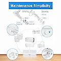 Toptimal Cooler Replacement Parts Kit, Ice Chest Plastic Hinges, Threaded and Triple-Snap Drain Plug, Latches and Stainless Steel Screws Combo
