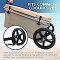 TonGass Cooler Cart Kit with 12-Inch Wheels Fits 15.5 to 18-Inch Coolers
