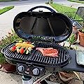 Uniflasy Cast Iron Grill Cooking Grates for Coleman Roadtrip Swaptop Grills LX LXE LXX
