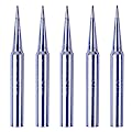 Bleiou 5 Pack Replacement ST5 Soldering Iron Tips 