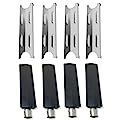 Shengyongh SSBG179A (4-Pack) Stainless Steel Heat Plate and Cast Iron Burner for Master Forge BG179A