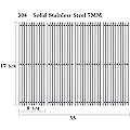 Htanch SF7241(4-Pack) 17 5/8" Stainless Steel Cooking Grid Grates