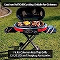 SUONA Cast Iron Griddle Plate for Coleman Roadtrip Swaptop Grills LX LXE LXX