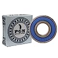 PGN 6203-2RS Lubricated Chrome Steel Sealed Ball Bearing - 17x40x12mm 