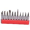 TECKE 11X T18 Soldering Iron Tips T18-BL,T18-B,T18-BR02,T18-D16,T18-D24,T18-C1,T18-S3,T18-I,T18-C3,T18-C4,T18-K