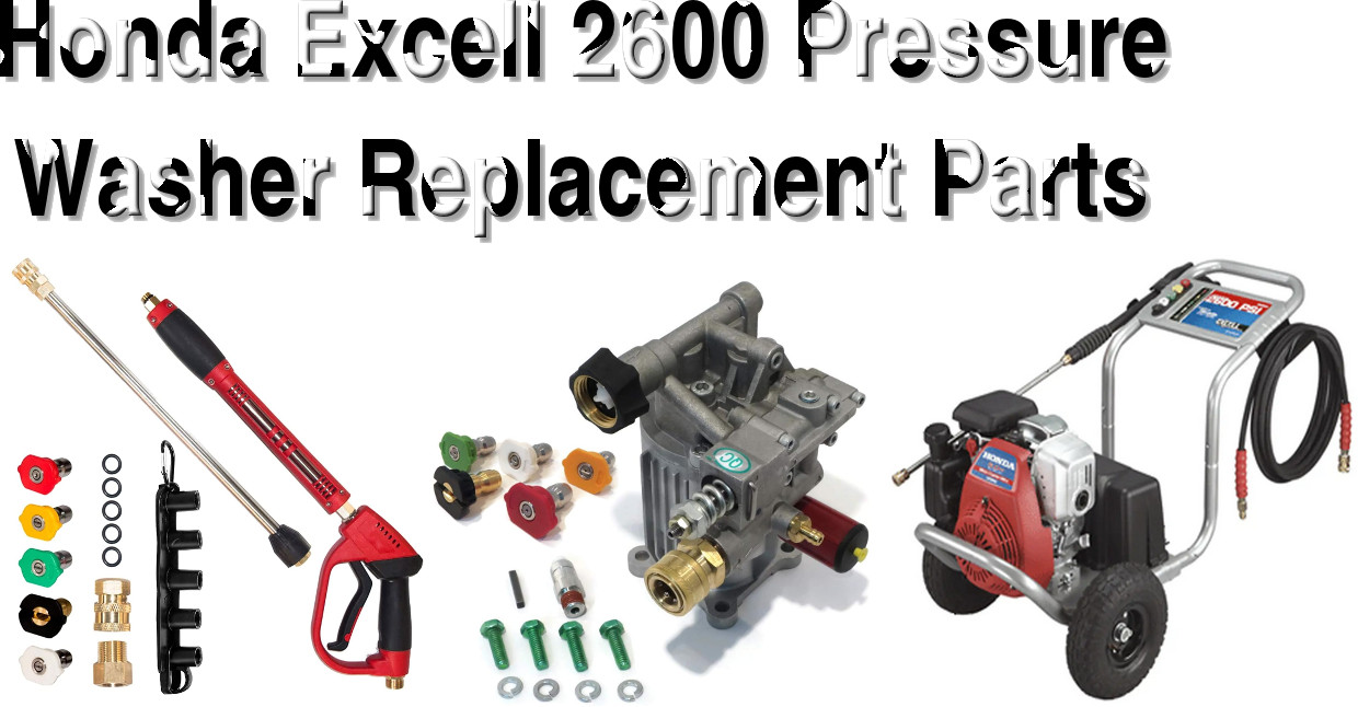 honda excell 2600 pressure washer parts