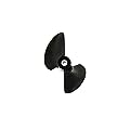 Atomik CNC Alloy 32mm P1.4 Hop Up Propeller for Barbwire 2 RC Boat