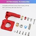 CREALITY Official Extruder for Ender 3 3D Printer Aluminum Drive Feed Bowden Extruders Upgrade Accessories Kit