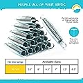 SkyBound Universal Replacement Trampoline Springs with Spring Tool