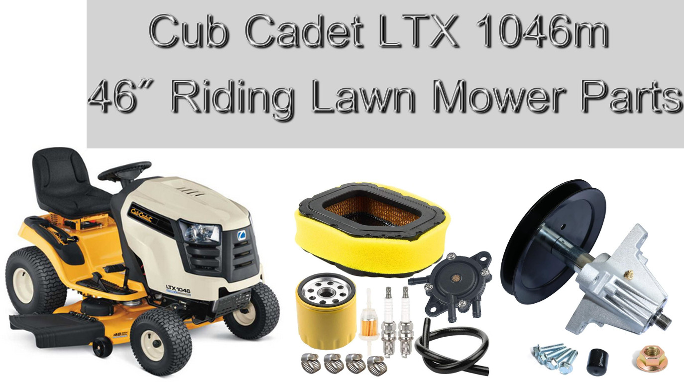 Cub Cadet LTX 1046m 46″ Riding Lawn Mower Parts